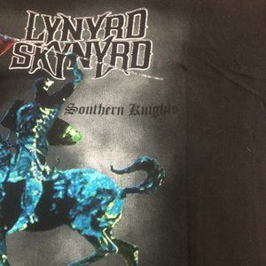 LYNYRD SKYNYRD SOUTHERN KNIGHTS 1996 WORLD TOUR VINTAGE T-SHIRT BLACK